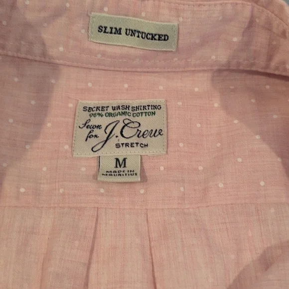 J. Crew Men's Medium Slim Untucked Stretch Long Sleeve Button Down Style #AM367J - Picture 2 of 16